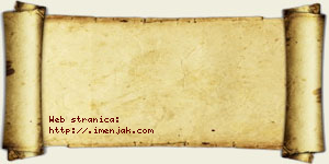 Sanja Abramović vizit kartica